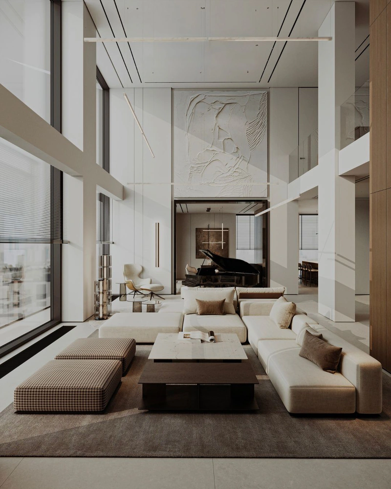 Дизайн интерьера апартаментов Akbulak Riviera 380 кв.м