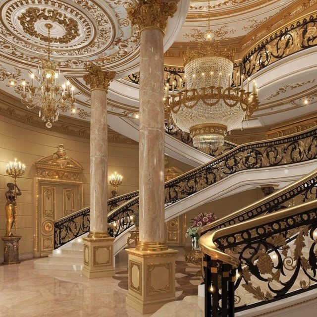 Лестница в стиле барокко