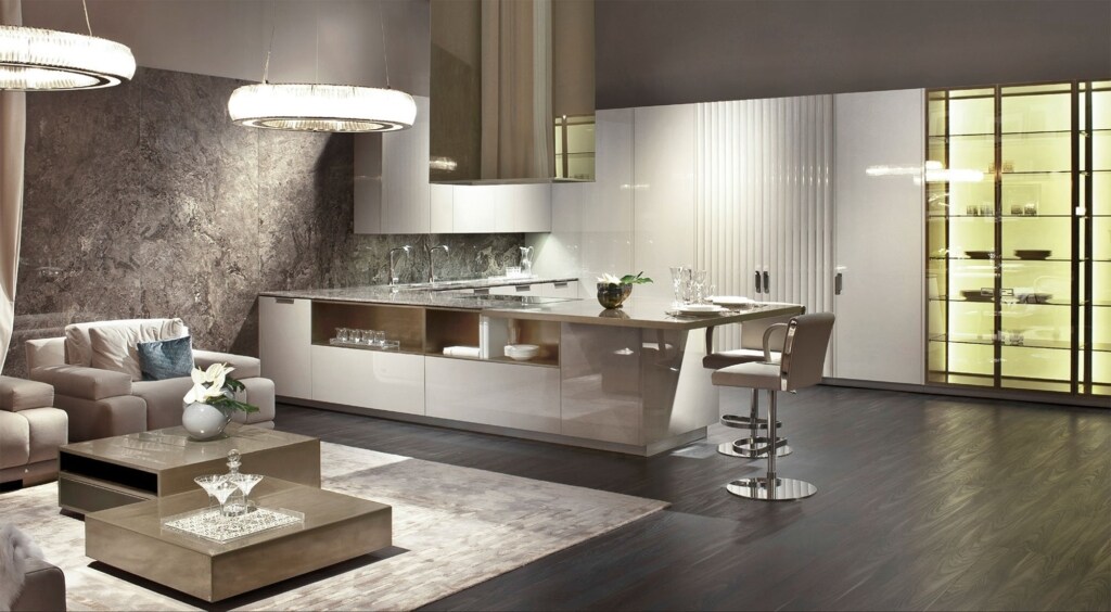 Идеи яркого и красочного дизайна интерьера кухни