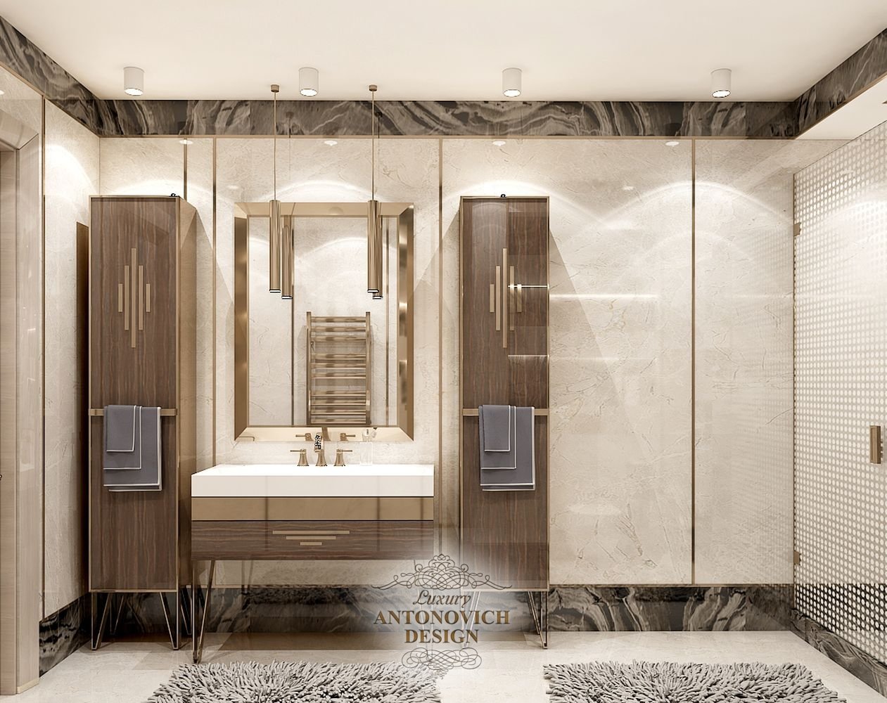 Дизайн ванной в стиле контемпорари от Светлана Антонович