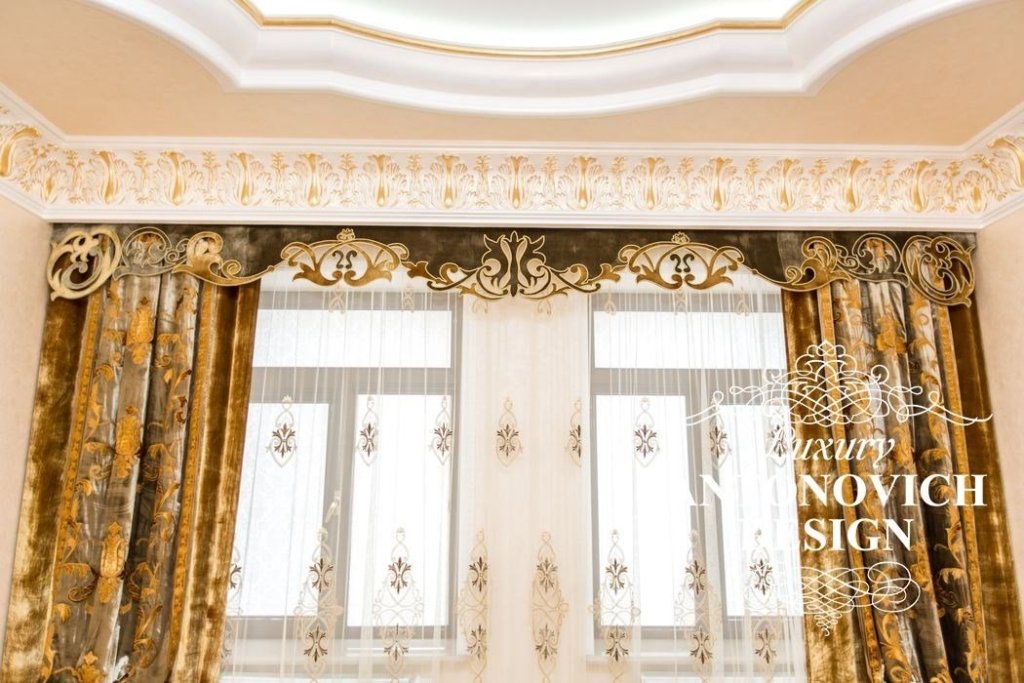 Шторы ⋆ Элитный дизайн интерьера в Астане - Антонович Дизайн
