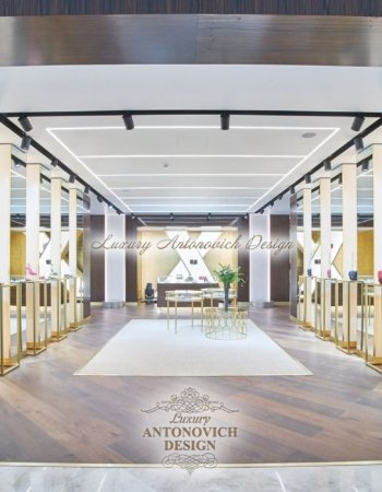 Реализованный дизайн проект магазина Luxury House