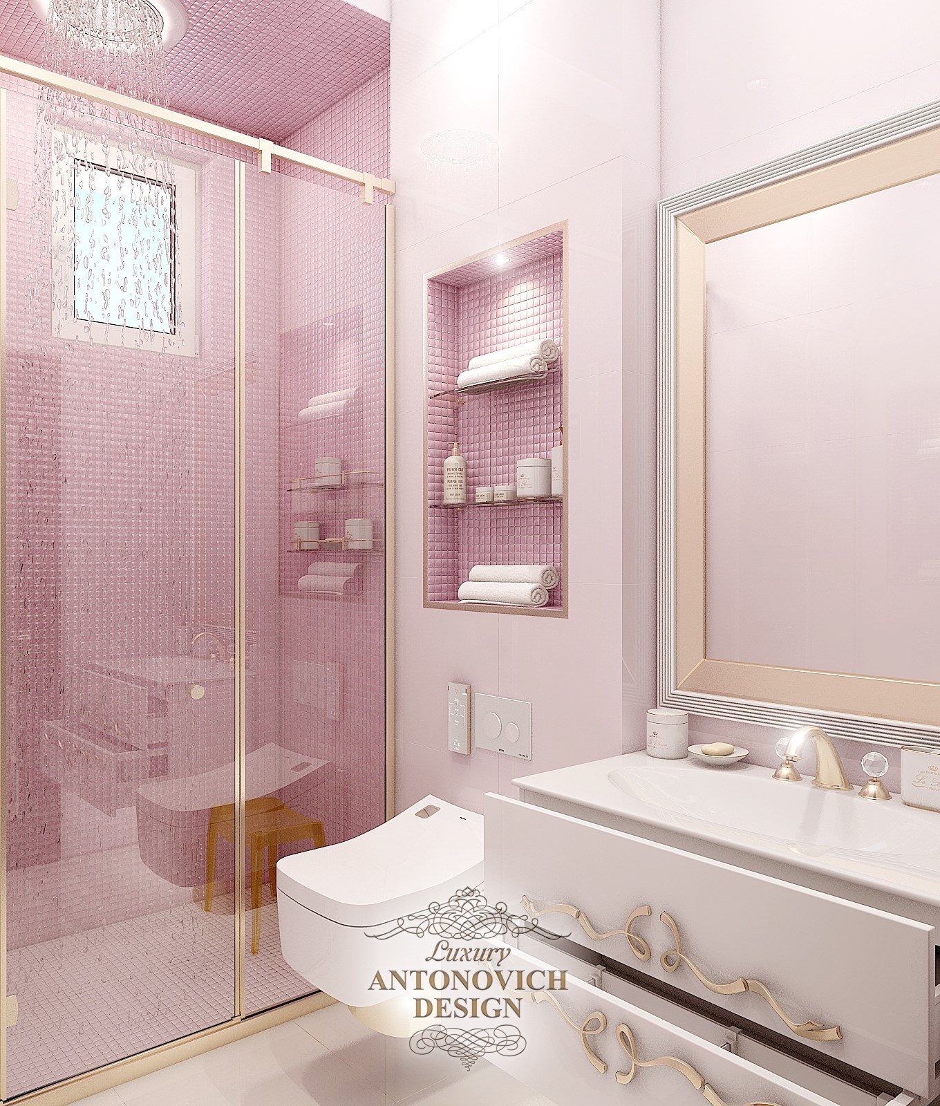 дизайн комнаты для подростков девушек с ванной