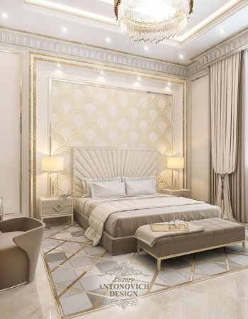 Красивый дизайн спальни от Светлана Антонович