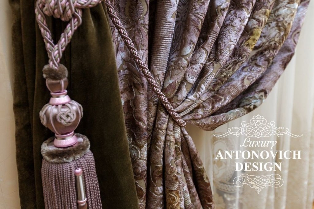 Шторы ⋆ Элитный дизайн интерьера в Астане - Антонович Дизайн