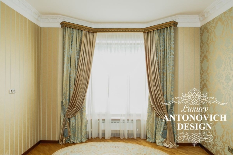 Итальянские шторы от студии Antonovych Design (Астана)