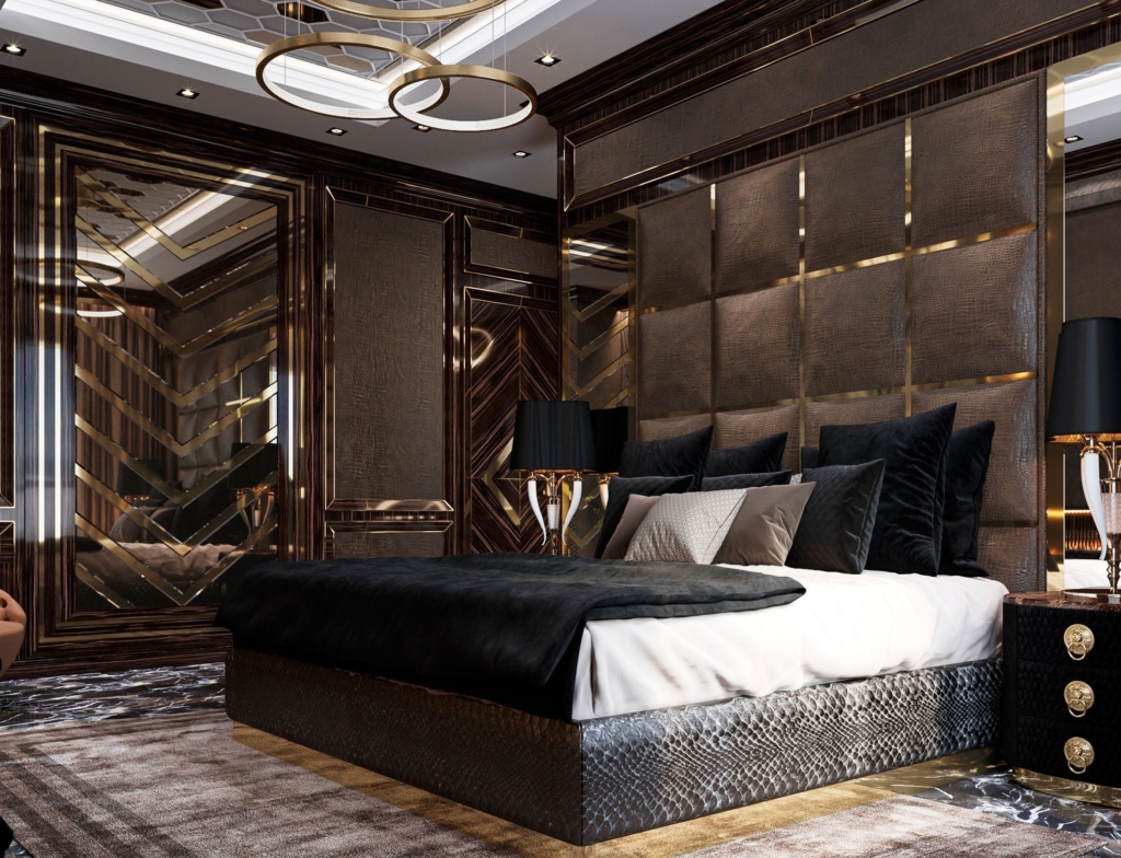 Спальня для мужчины – царство мускулинности