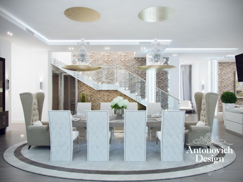 Дизайн гостиной в современном стиле - студия элитного дизайна интерьера Antonovych Design