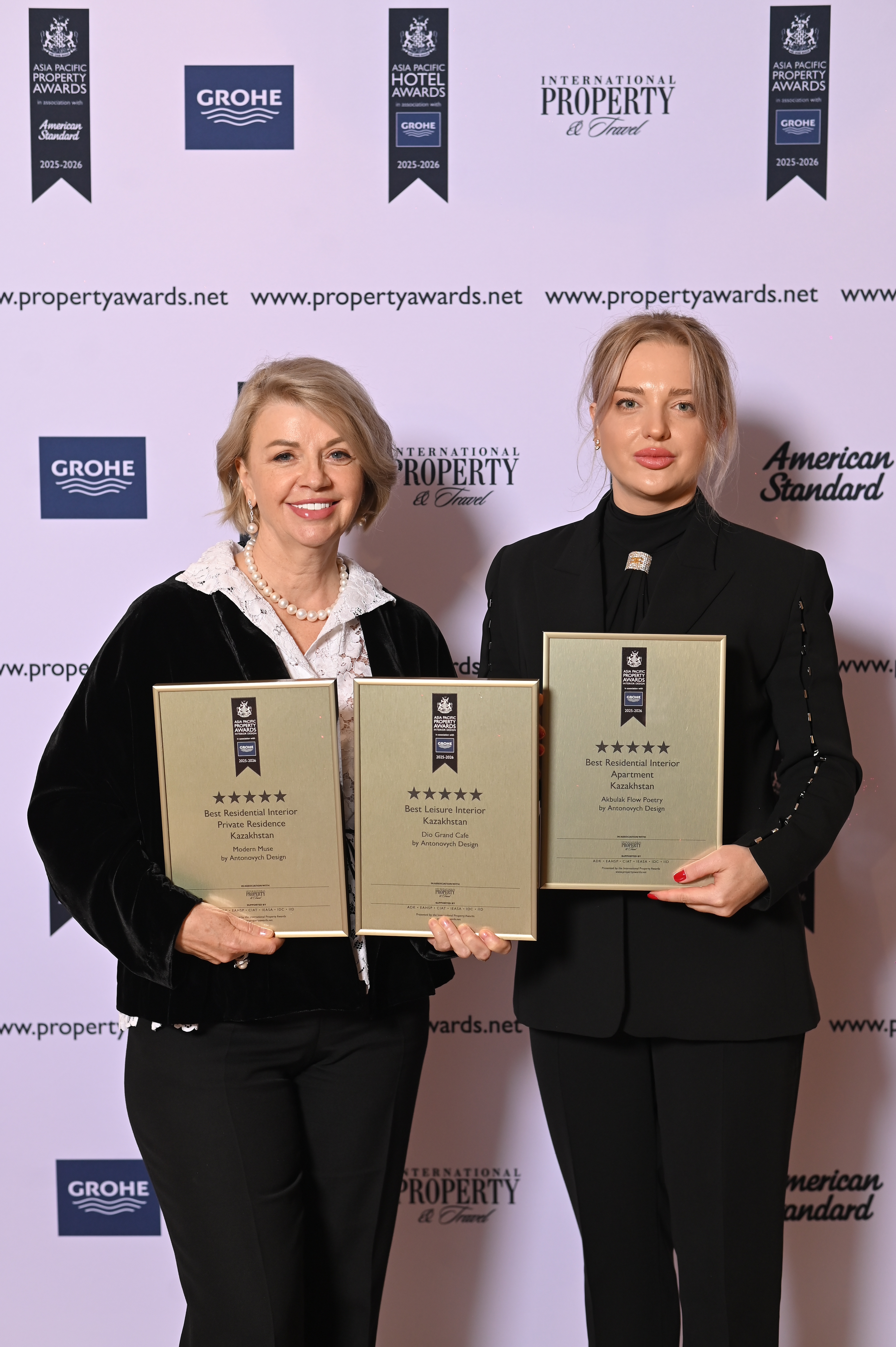 Три победы Antonovych Design на Asia Pacific Property Awards