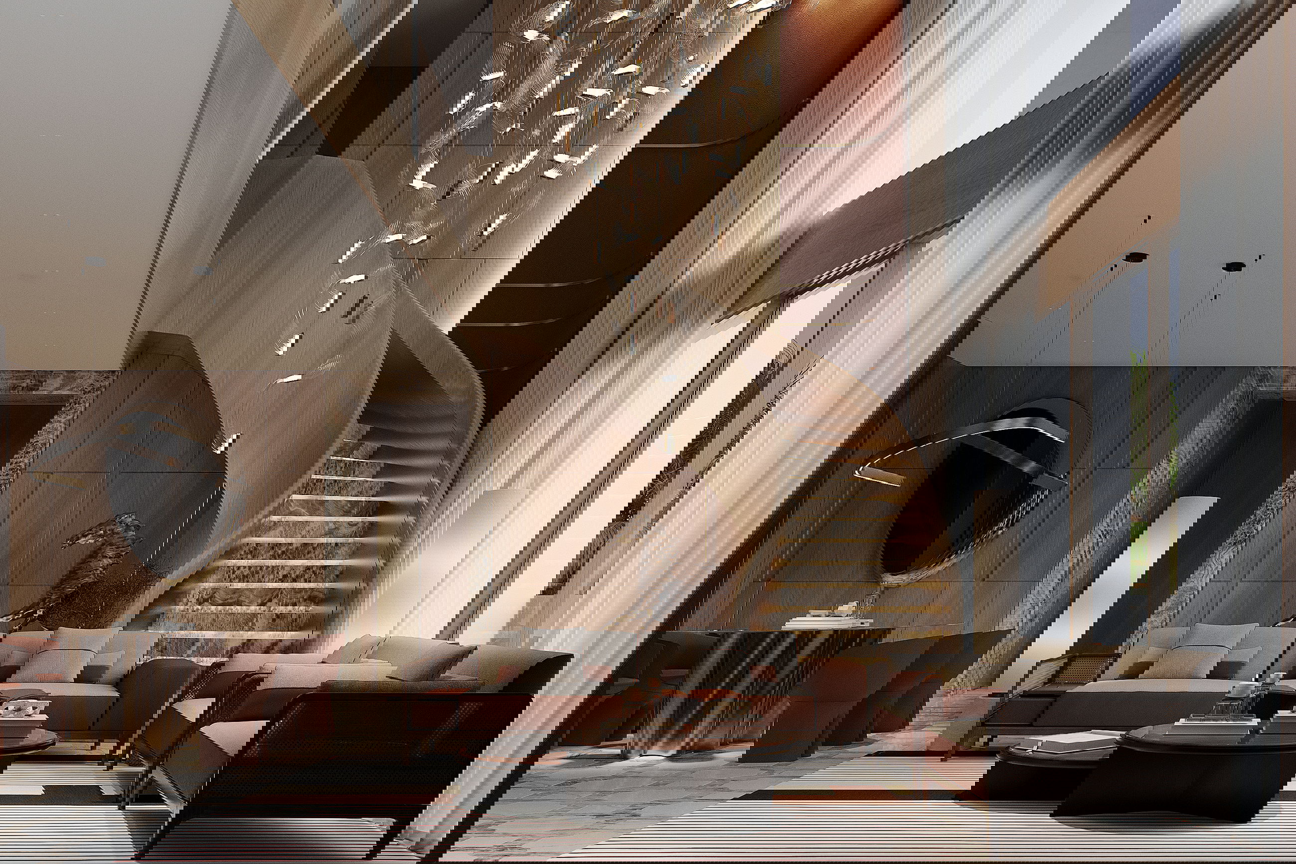 Вилла с айдентикой Hermes