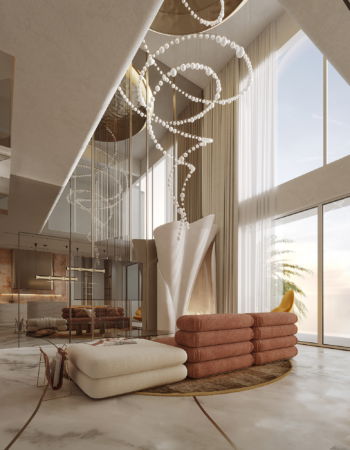 Энергия движения: вихрь формы и света в интерьере Fendi