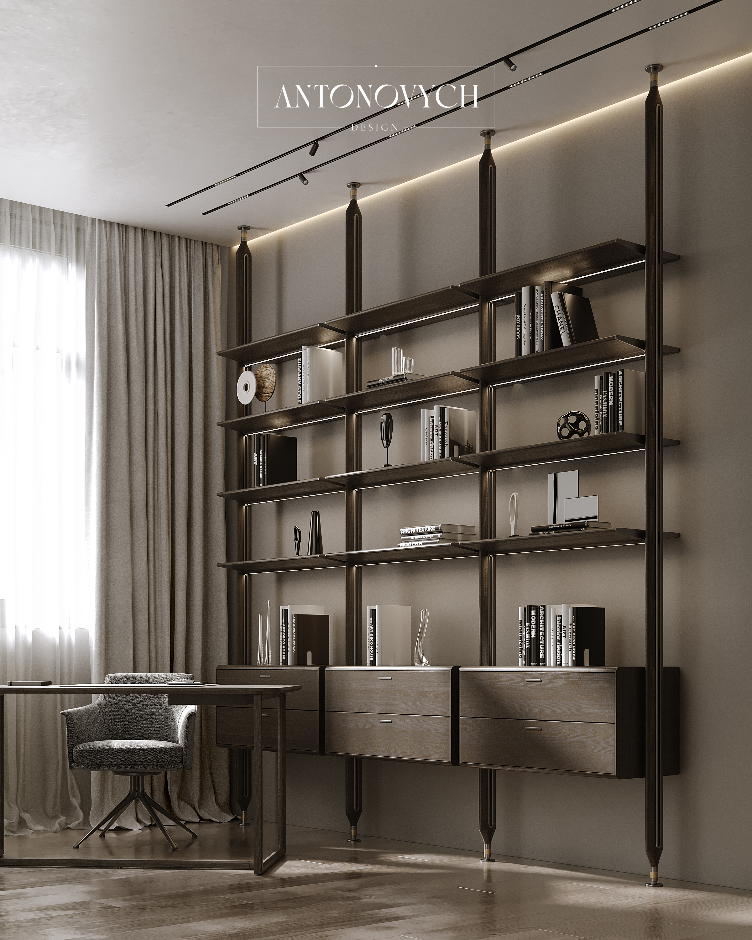 Кабинет в ЖК Swiss Collection